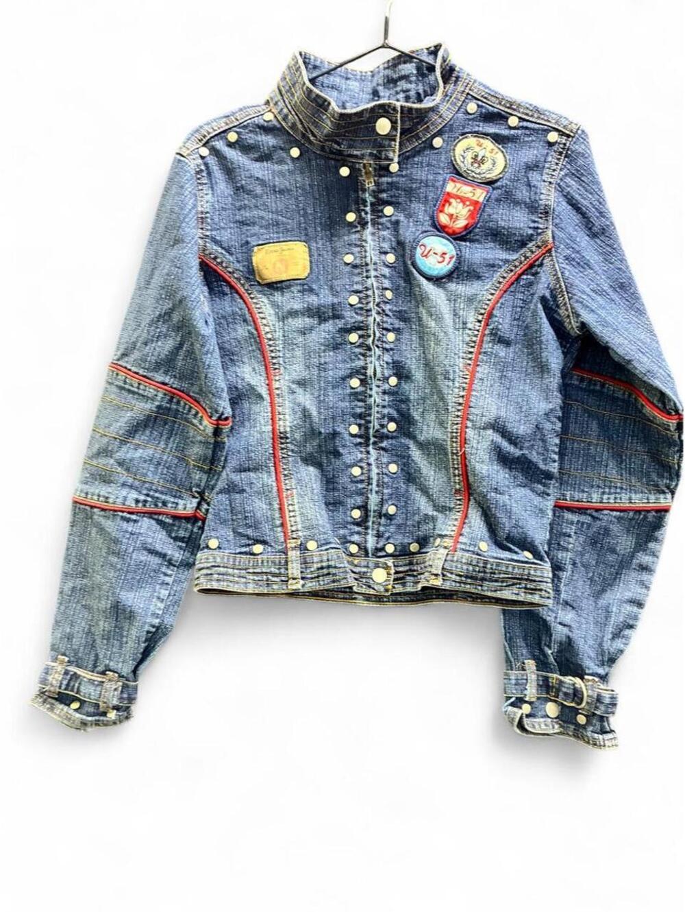 Women's Blue and Navy Jacket